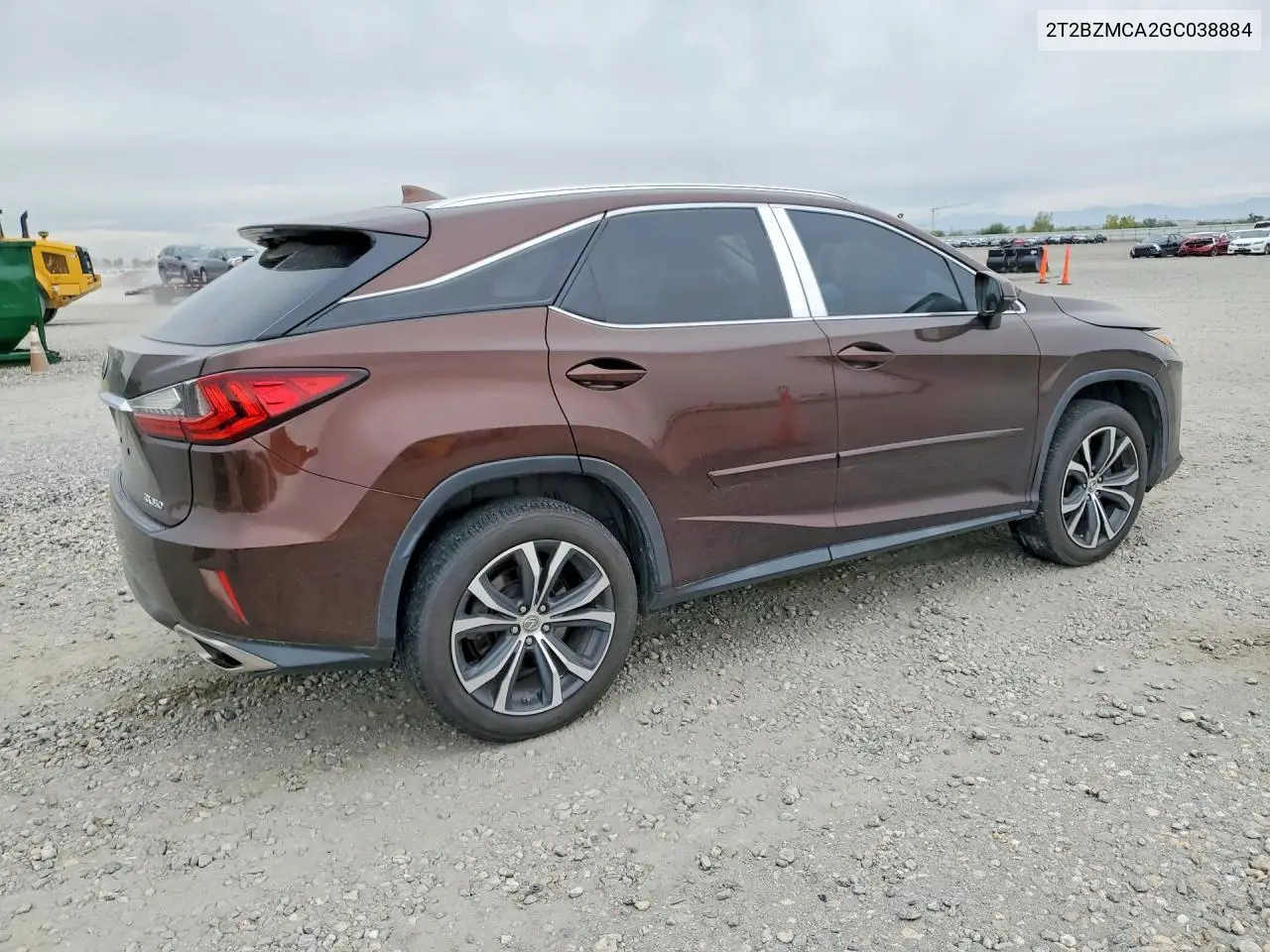 2016 LEXUS RX VIN 2T2BZMCA2GC038884 — фото 3