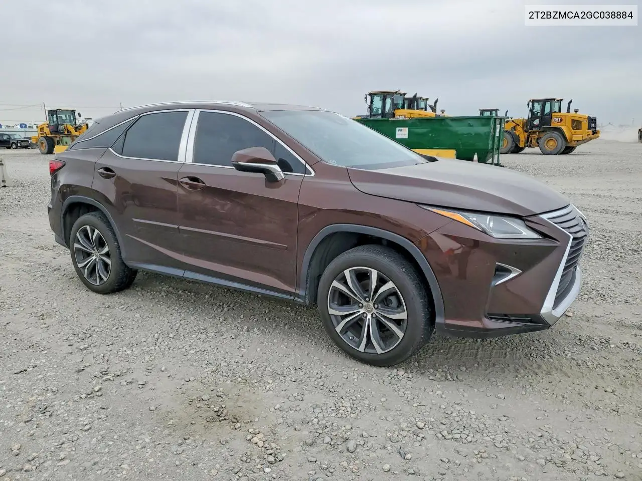 2016 LEXUS RX VIN 2T2BZMCA2GC038884 — фото 4