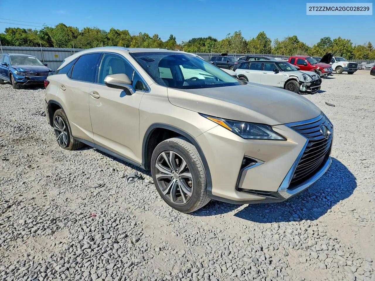 2016 LEXUS RX VIN 2T2ZZMCA2GC028239 — фото 4