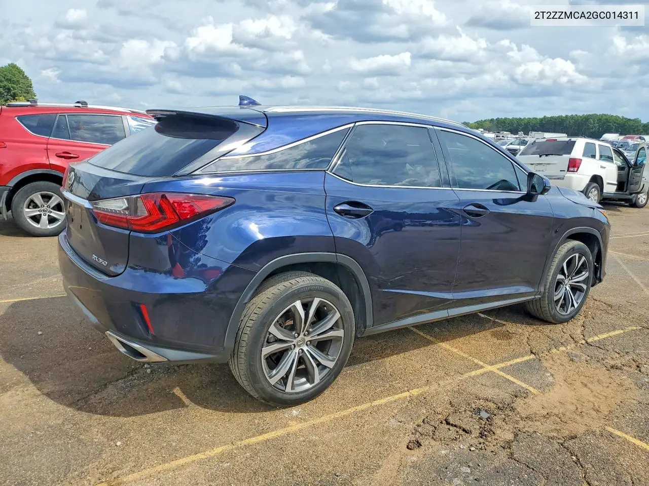 2016 LEXUS RX VIN 2T2ZZMCA2GC014311 — фото 3