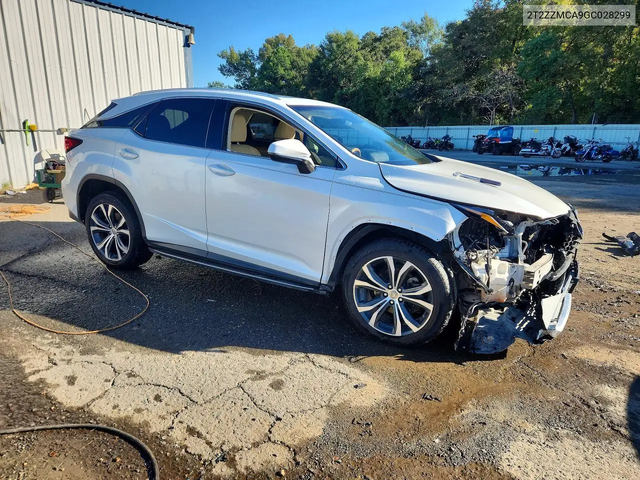 2016 LEXUS RX VIN 2T2ZZMCA9GC028299 — фото 4