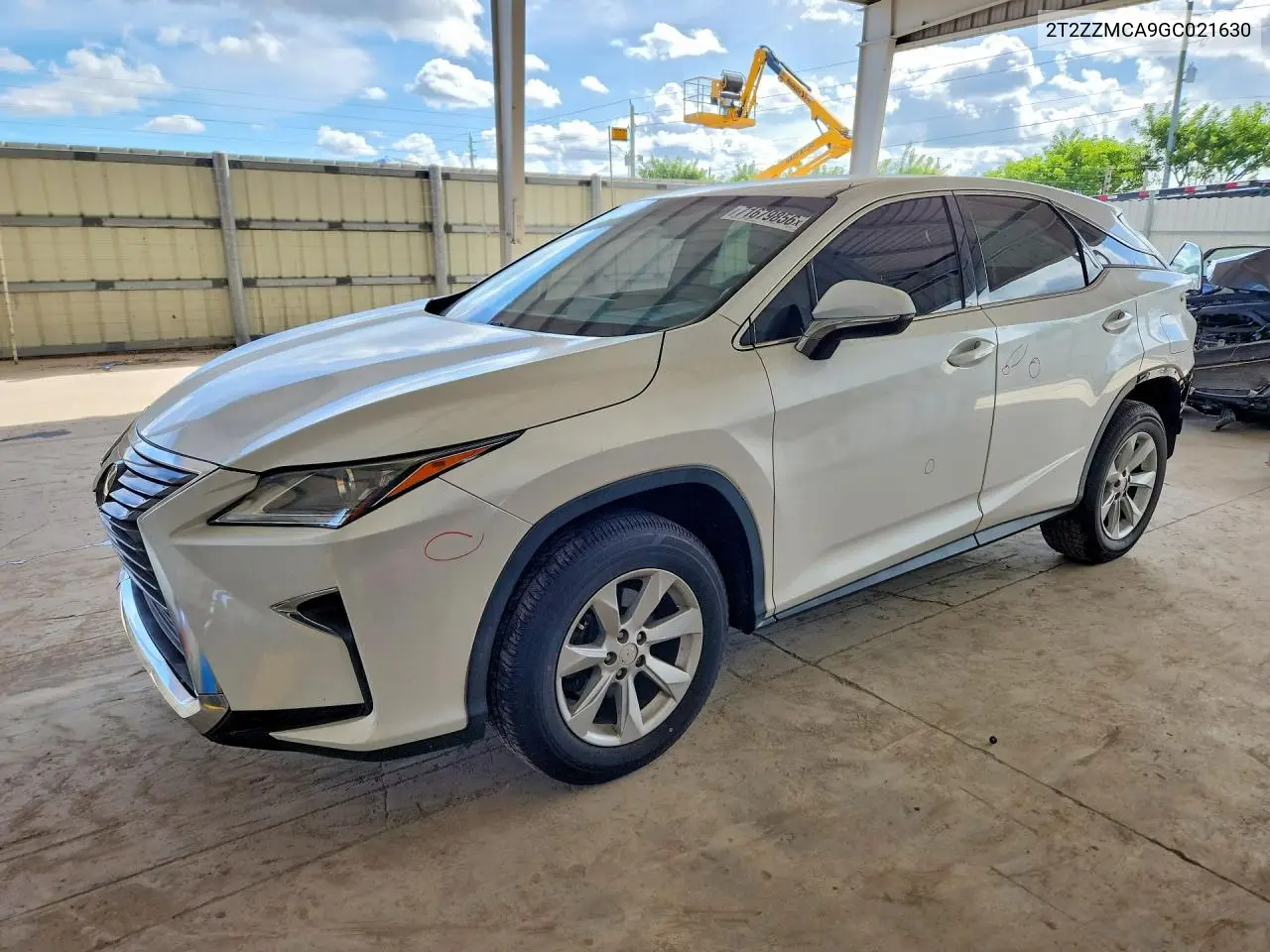 LEXUS RX 2016, VIN 2T2ZZMCA9GC021630