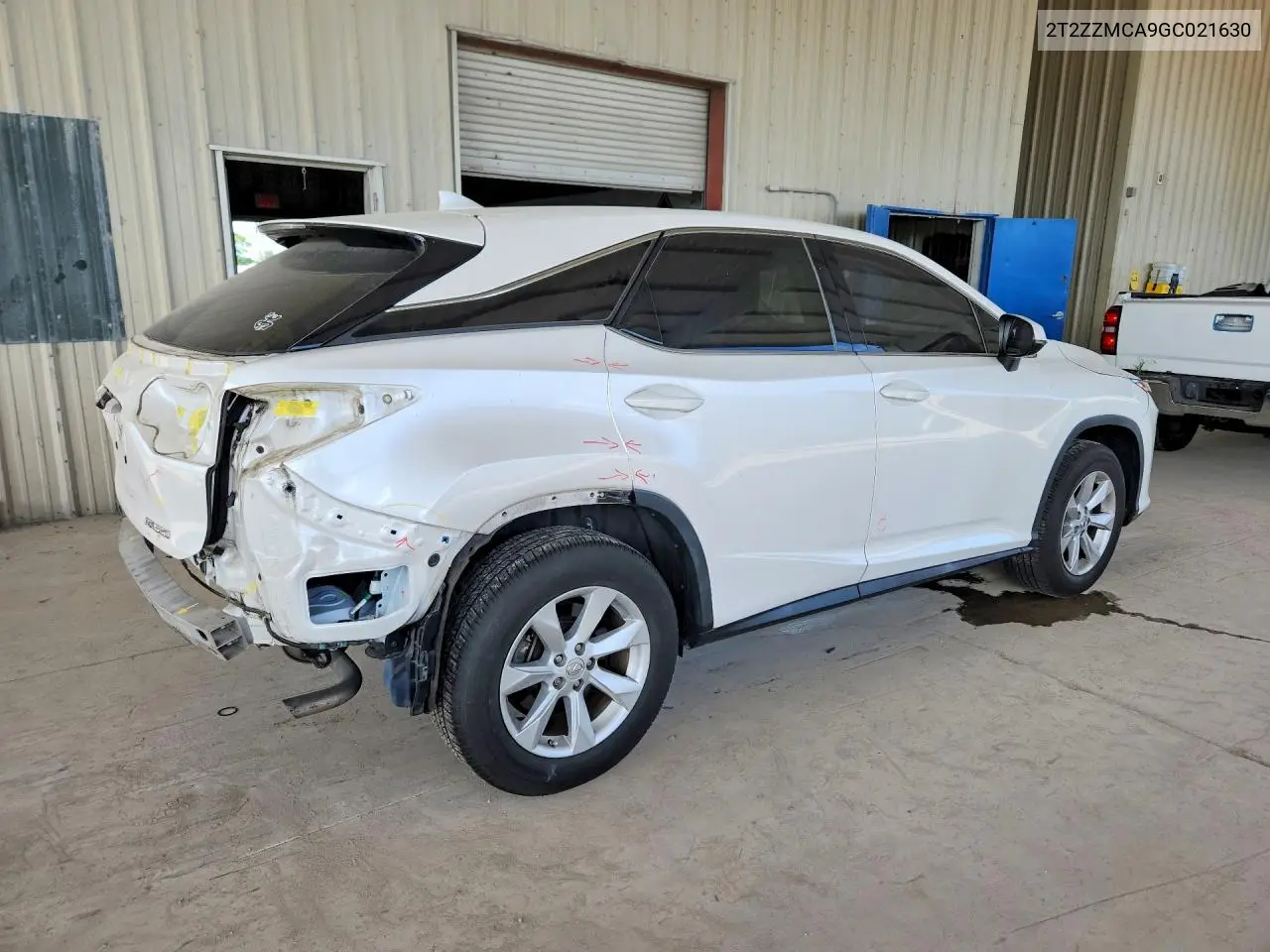 2016 LEXUS RX VIN 2T2ZZMCA9GC021630 — фото 3