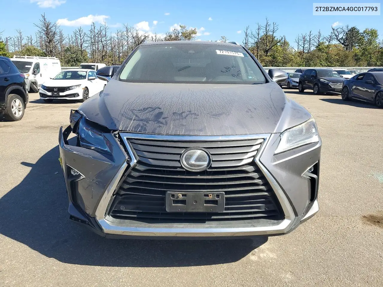 2016 LEXUS RX VIN 2T2BZMCA4GC017793 — фото 5