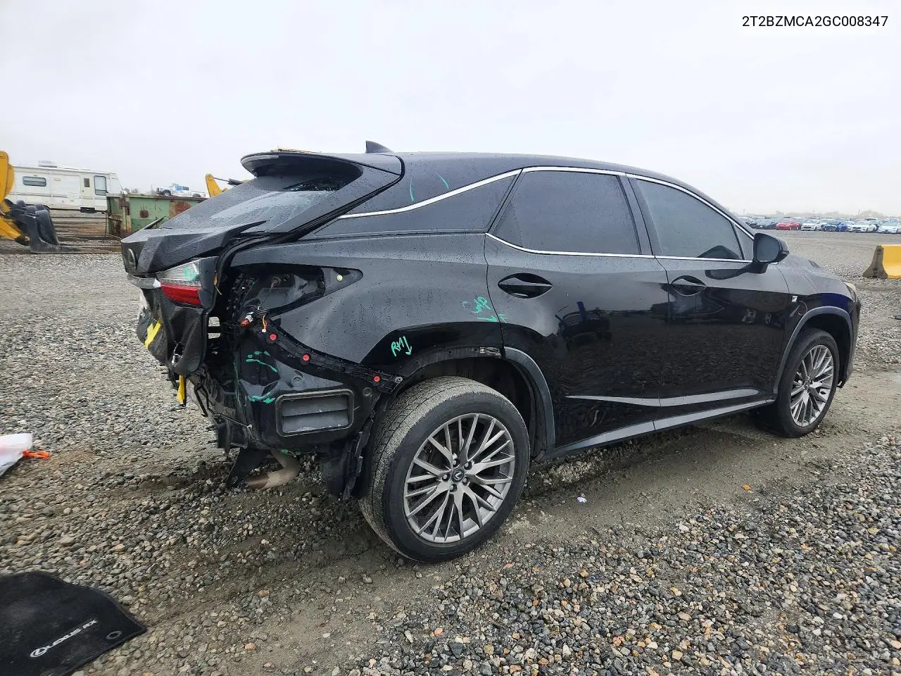 2016 LEXUS RX VIN 2T2BZMCA2GC008347 — фото 3