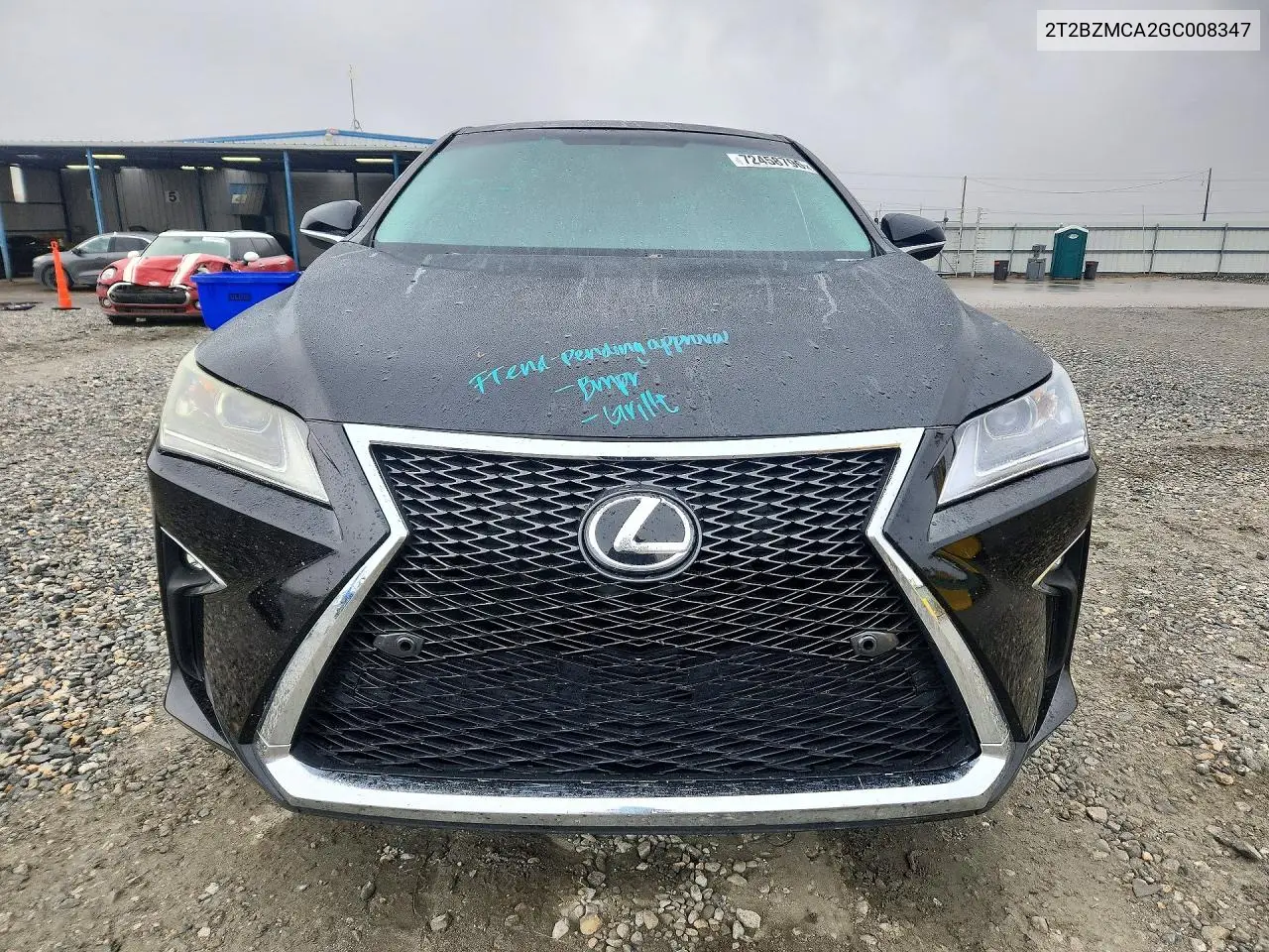 2016 LEXUS RX VIN 2T2BZMCA2GC008347 — фото 5