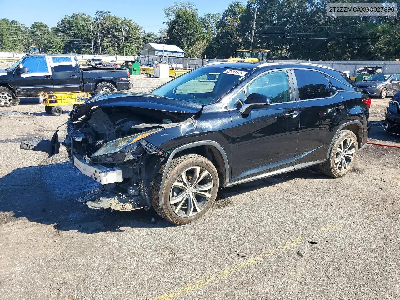 LEXUS RX 2016, VIN 2T2ZZMCAXGC027890