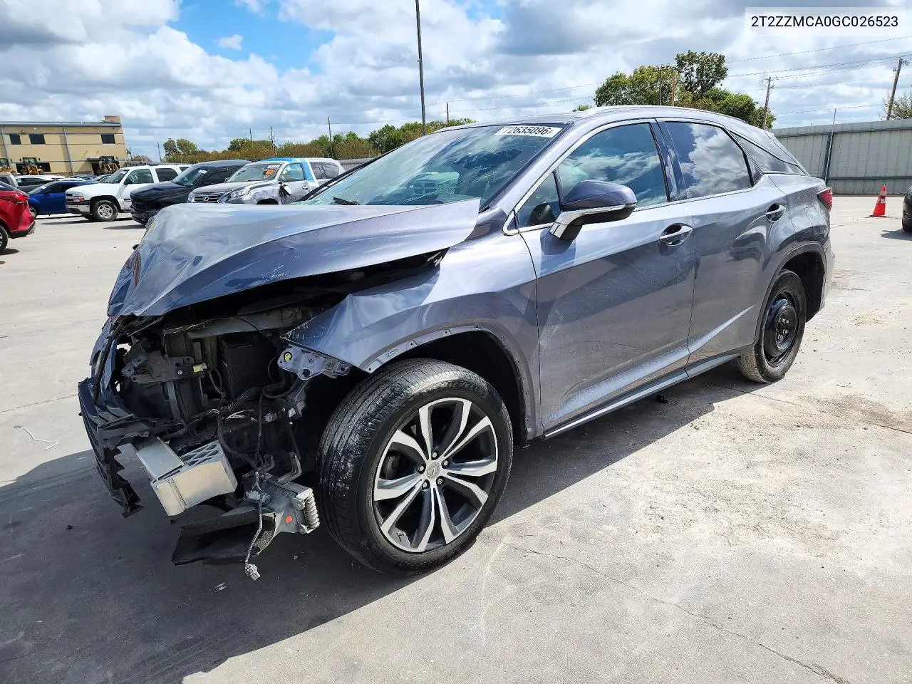 LEXUS RX 2016, VIN 2T2ZZMCA0GC026523