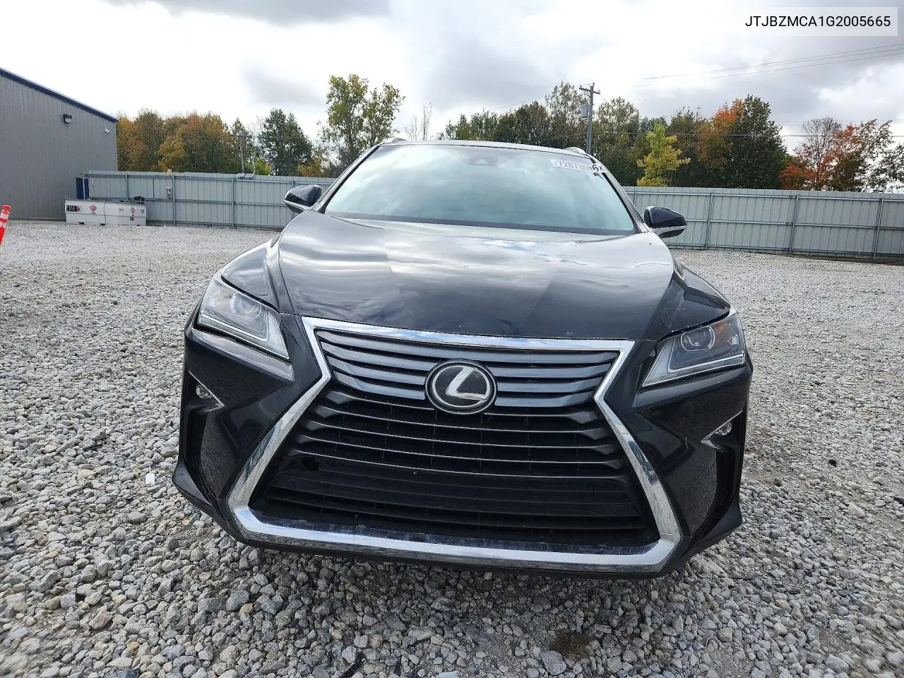 2016 LEXUS RX VIN JTJBZMCA1G2005665 — фото 5
