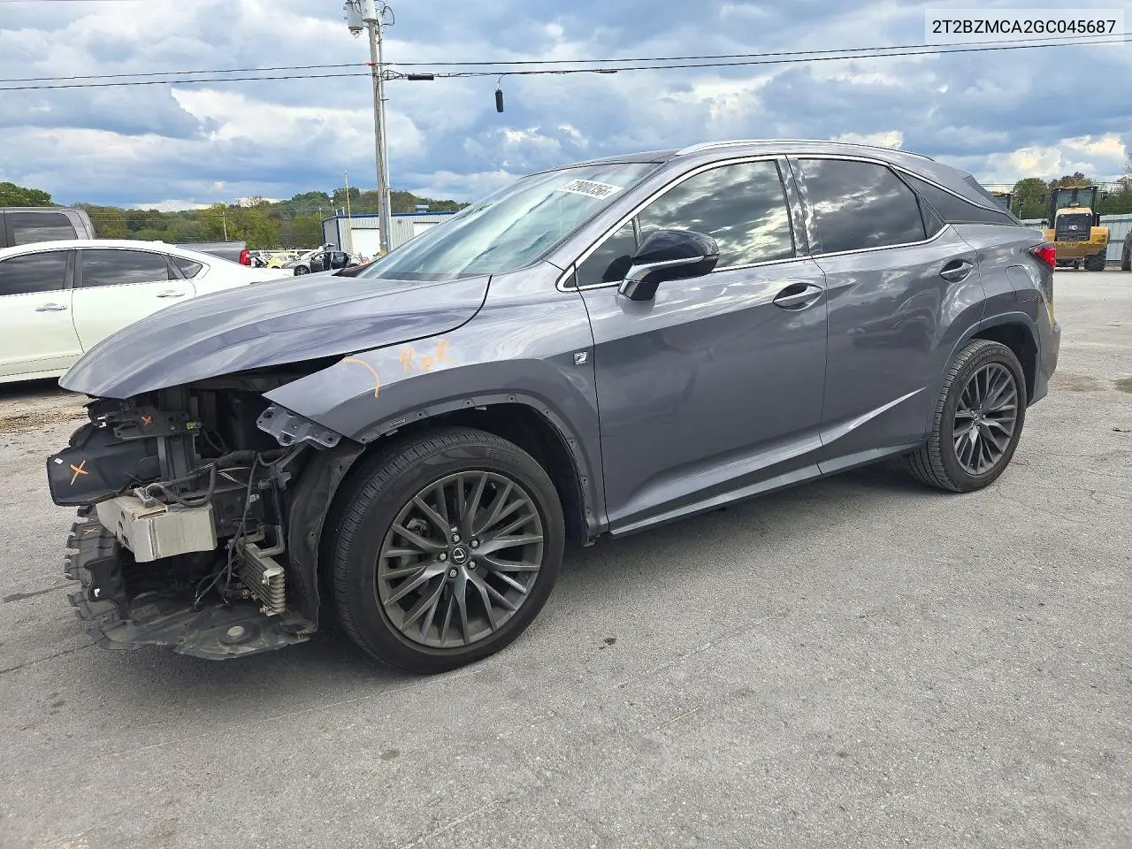 LEXUS RX 2016, VIN 2T2BZMCA2GC045687