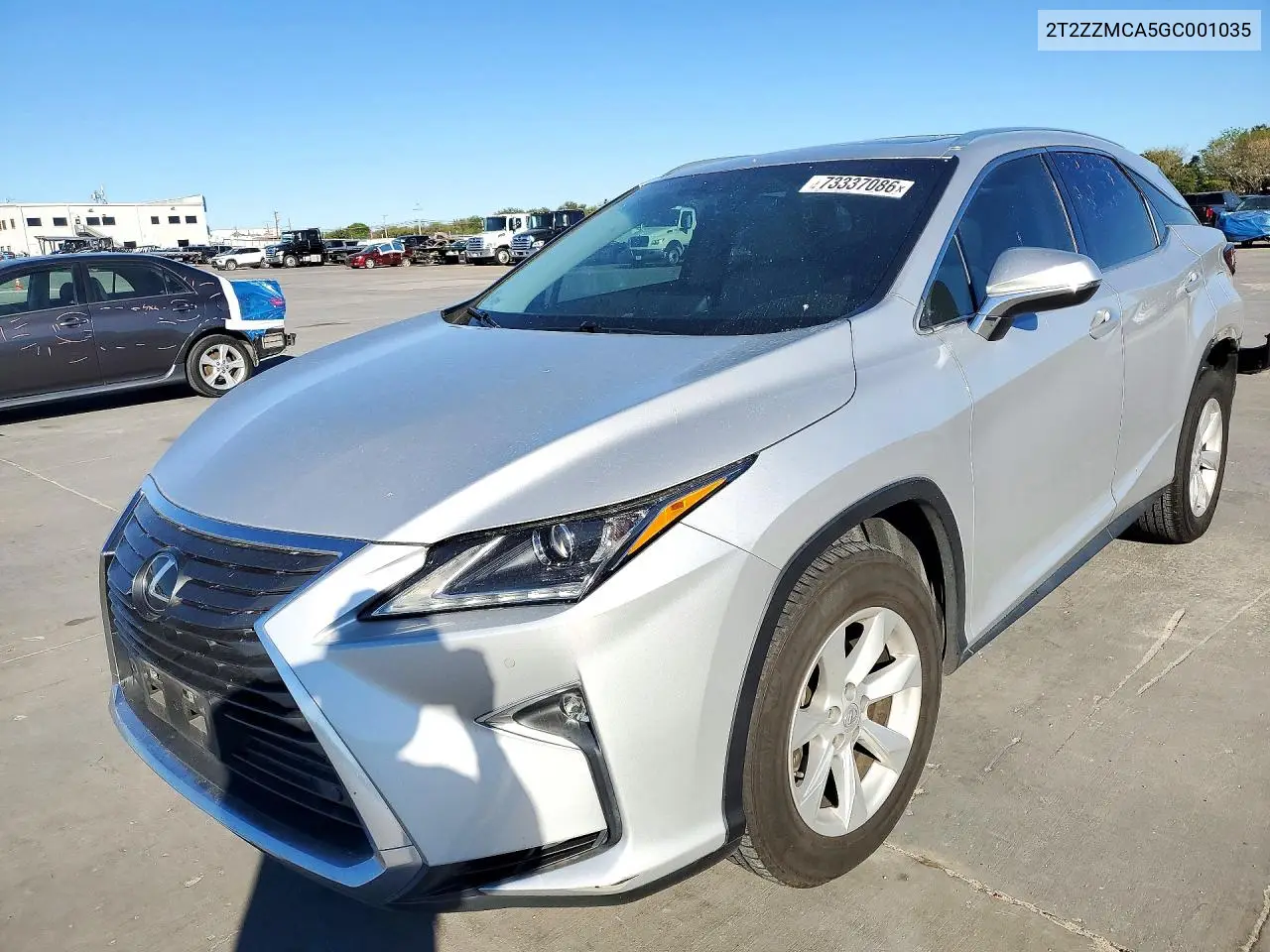 LEXUS RX 2016, VIN 2T2ZZMCA5GC001035
