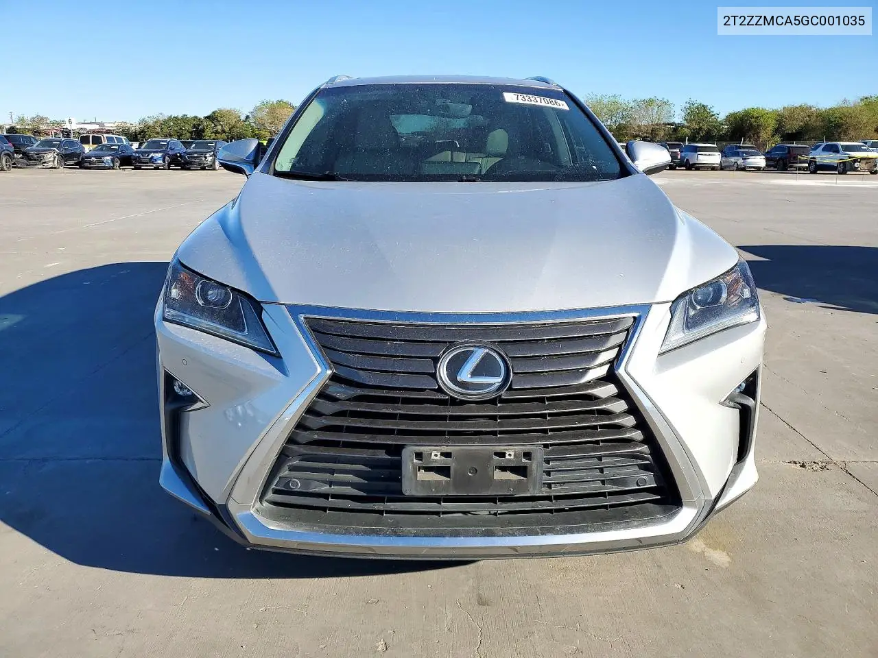 2016 LEXUS RX VIN 2T2ZZMCA5GC001035 — фото 5