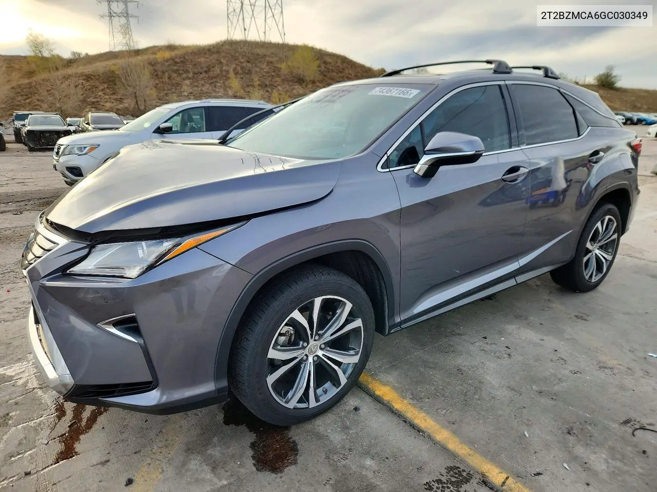 LEXUS RX 2016, VIN 2T2BZMCA6GC030349