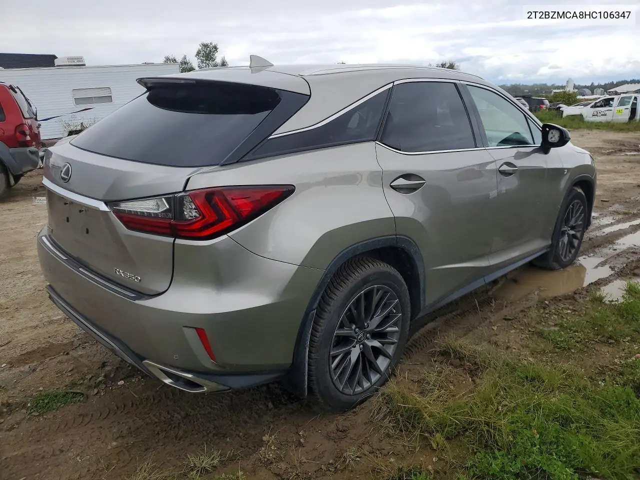 2017 LEXUS RX VIN 2T2BZMCA8HC106347 — фото 3