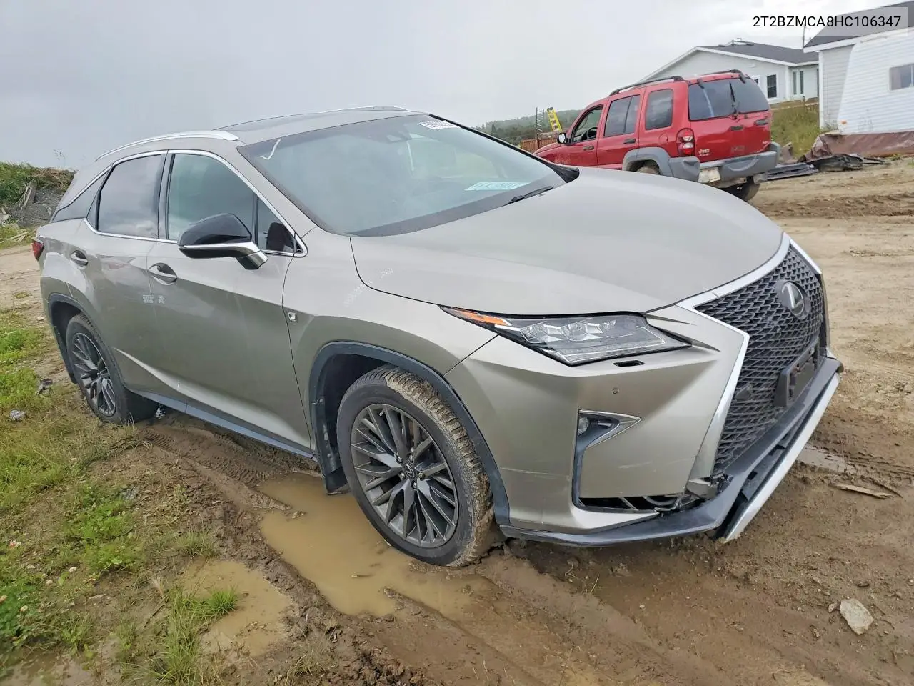 2017 LEXUS RX VIN 2T2BZMCA8HC106347 — фото 4