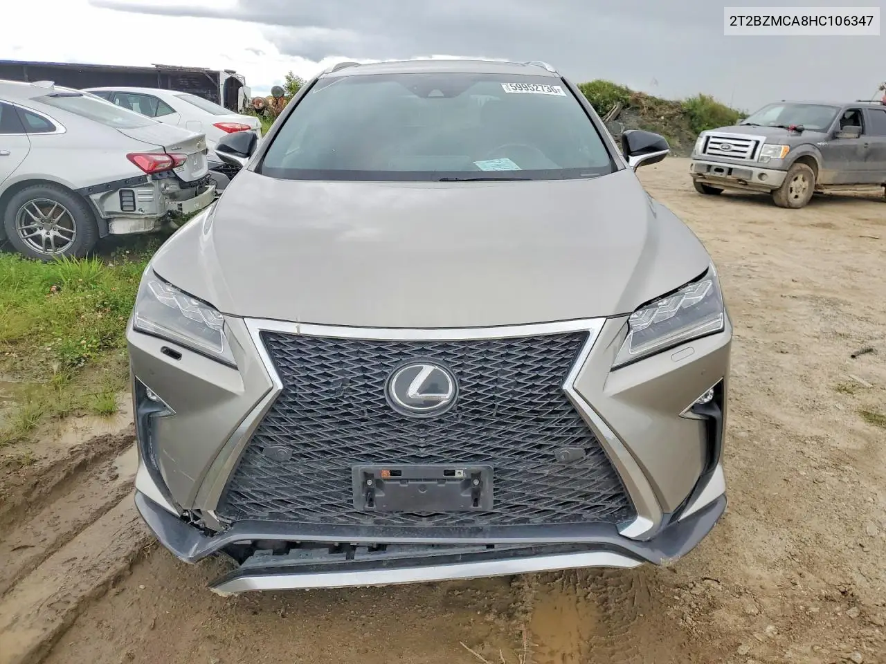 2017 LEXUS RX VIN 2T2BZMCA8HC106347 — фото 5