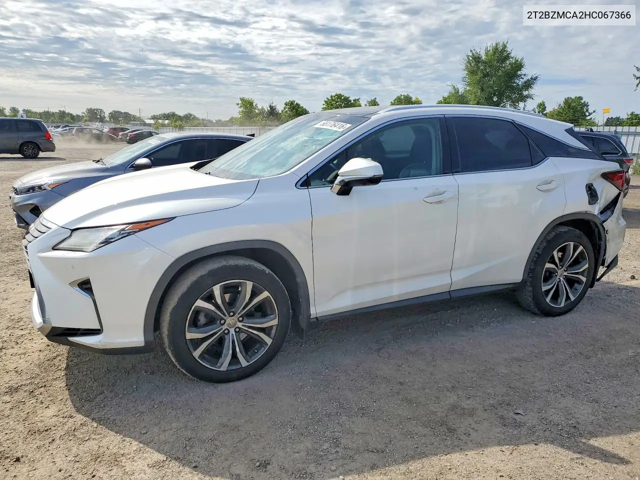 LEXUS RX 2017, VIN 2T2BZMCA2HC067366