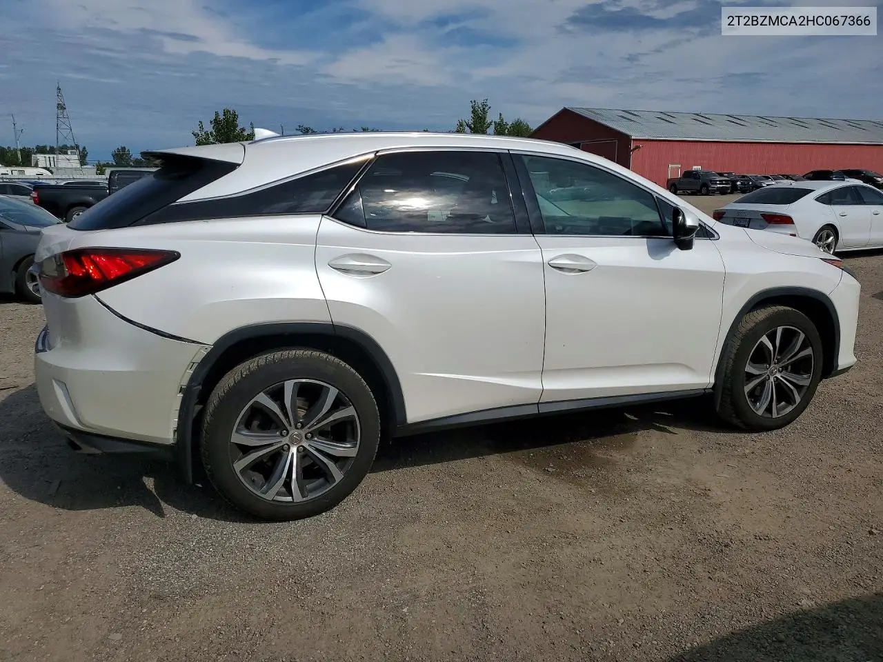 2017 LEXUS RX VIN 2T2BZMCA2HC067366 — фото 3