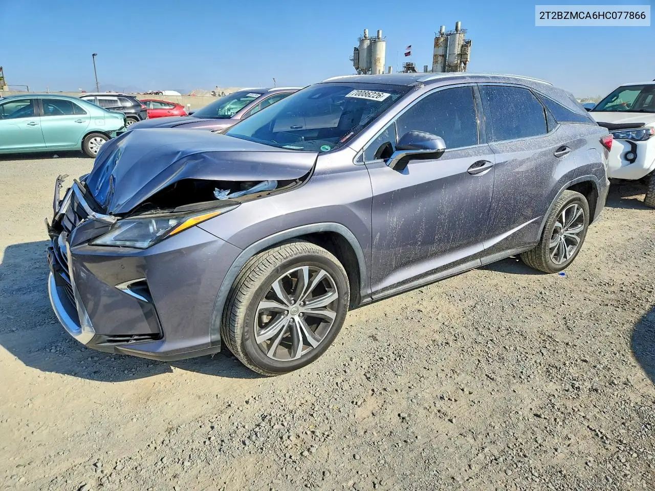 LEXUS RX 2017, VIN 2T2BZMCA6HC077866