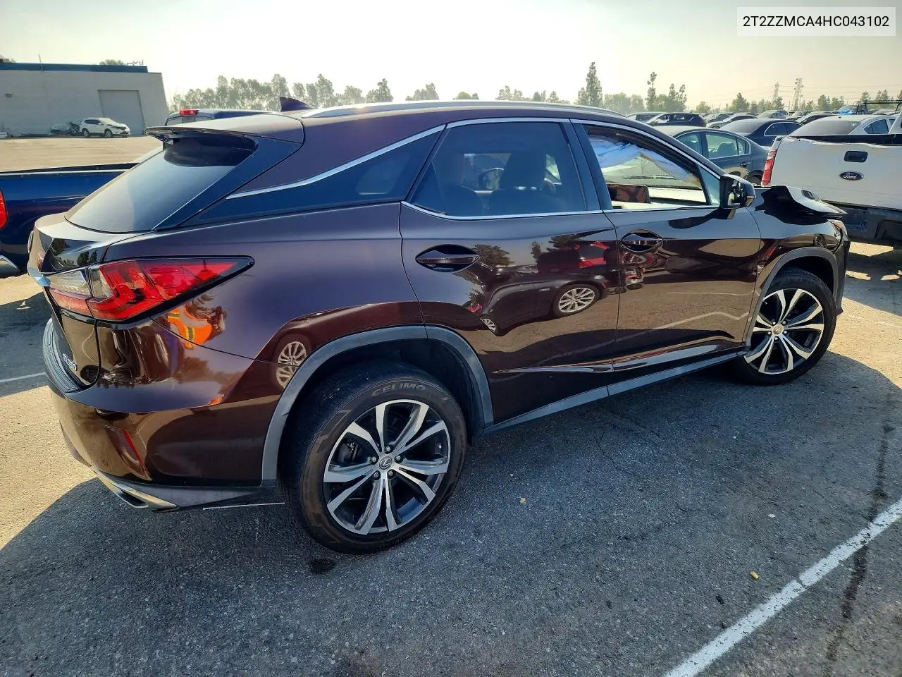 2017 LEXUS RX VIN 2T2ZZMCA4HC043102 — фото 3