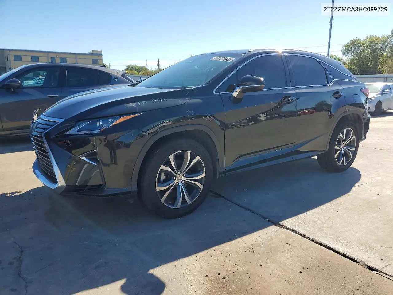 LEXUS RX 2017, VIN 2T2ZZMCA3HC089729