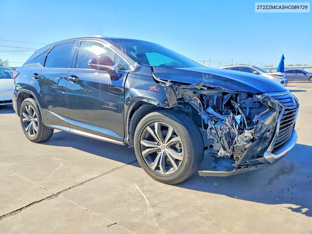 2017 LEXUS RX VIN 2T2ZZMCA3HC089729 — фото 4
