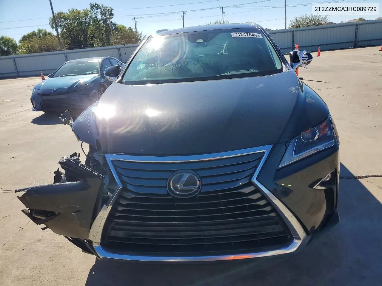 2017 LEXUS RX VIN 2T2ZZMCA3HC089729 — фото 5