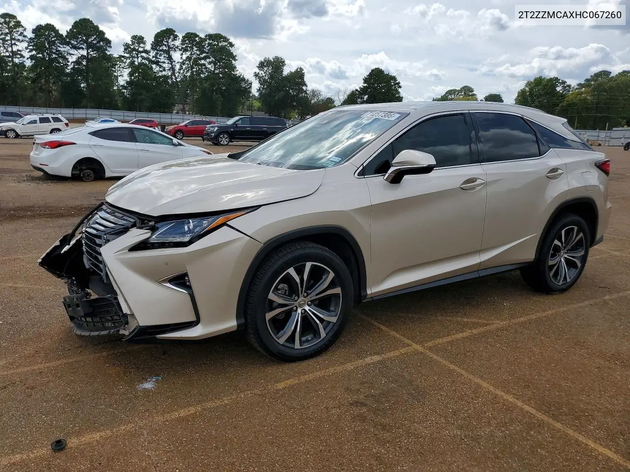 LEXUS RX 2017, VIN 2T2ZZMCAXHC067260