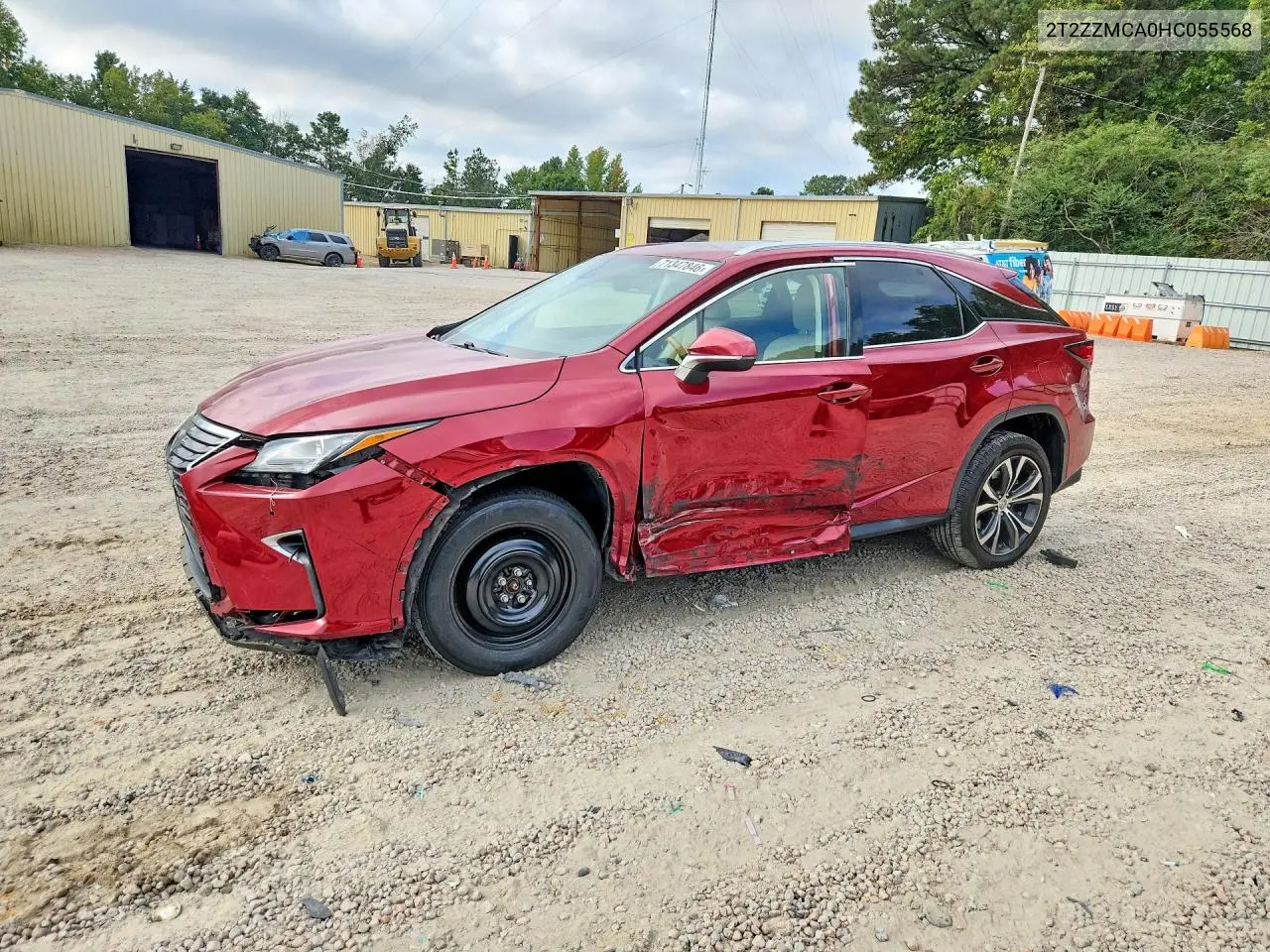 LEXUS RX 2017, VIN 2T2ZZMCA0HC055568