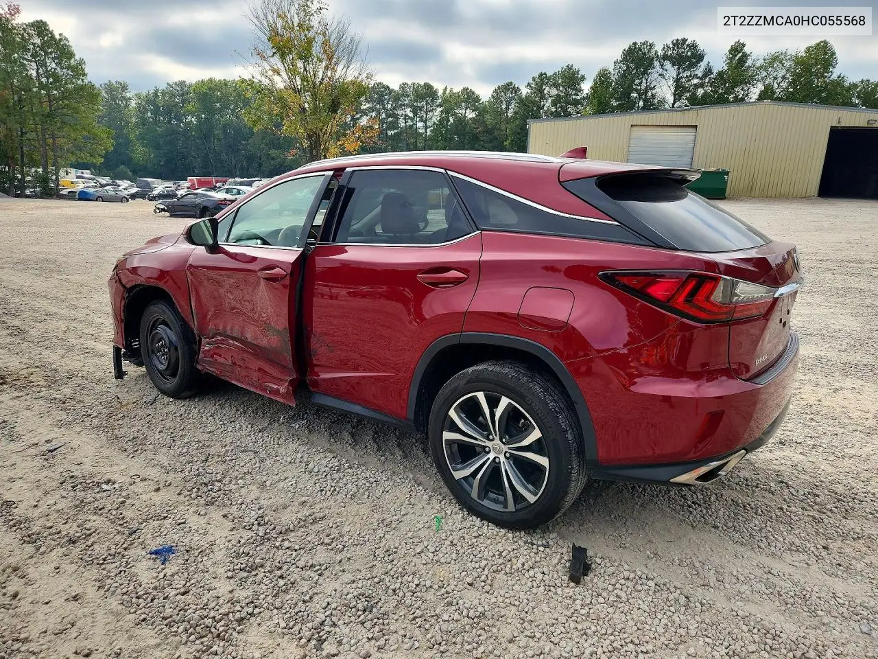 2017 LEXUS RX VIN 2T2ZZMCA0HC055568 — фото 2
