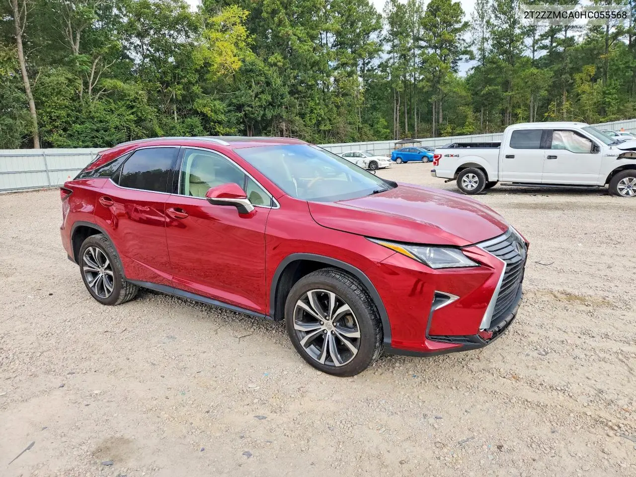 2017 LEXUS RX VIN 2T2ZZMCA0HC055568 — фото 4