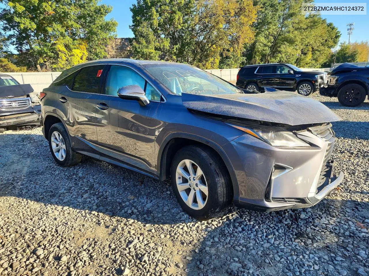 2017 LEXUS RX VIN 2T2BZMCA9HC124372 — фото 4