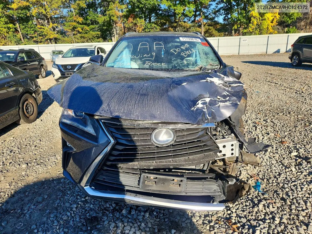 2017 LEXUS RX VIN 2T2BZMCA9HC124372 — фото 5
