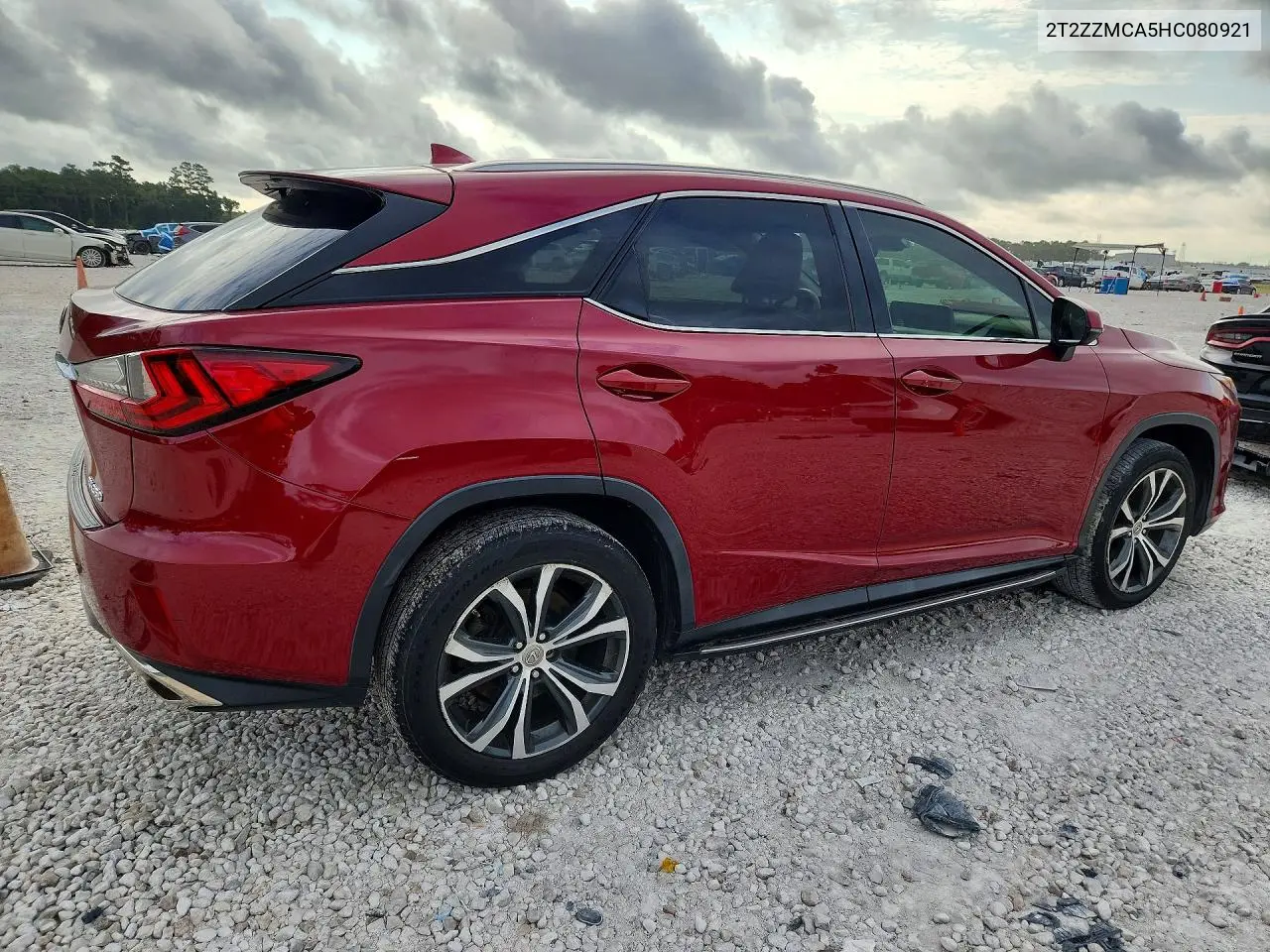 2017 LEXUS RX VIN 2T2ZZMCA5HC080921 — фото 3