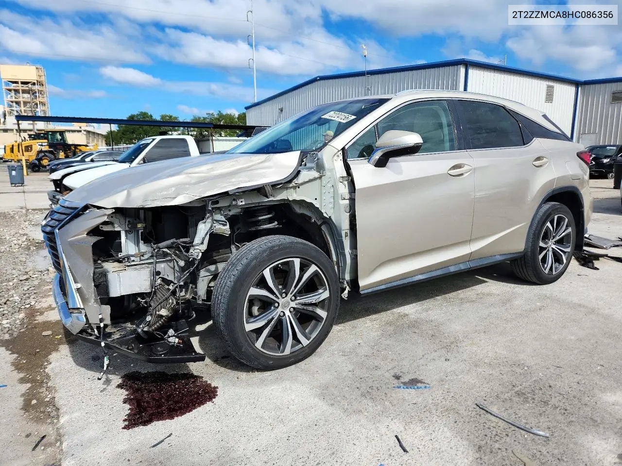 LEXUS RX 2017, VIN 2T2ZZMCA8HC086356