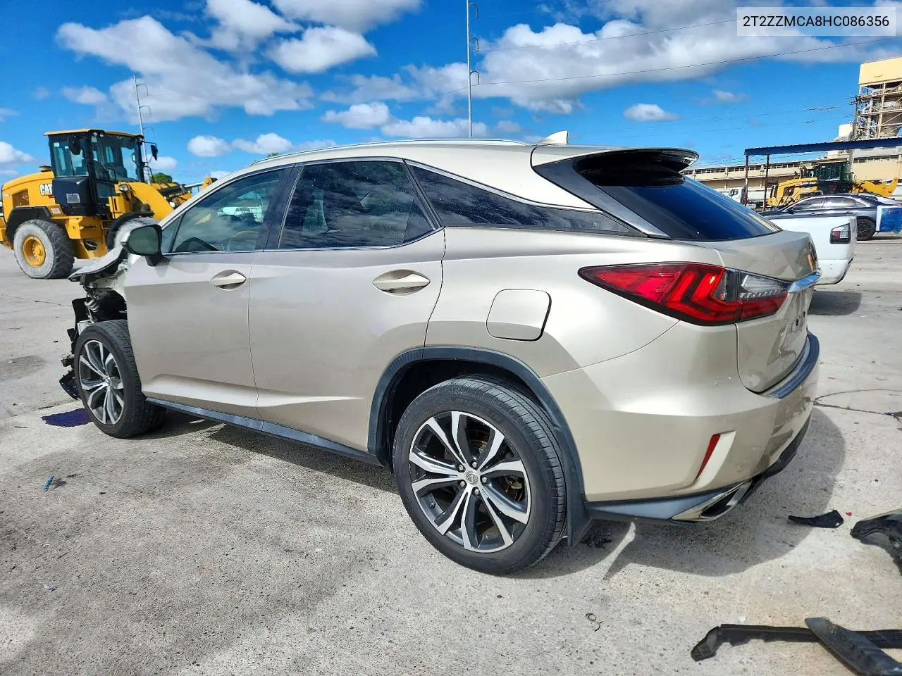 2017 LEXUS RX VIN 2T2ZZMCA8HC086356 — фото 2