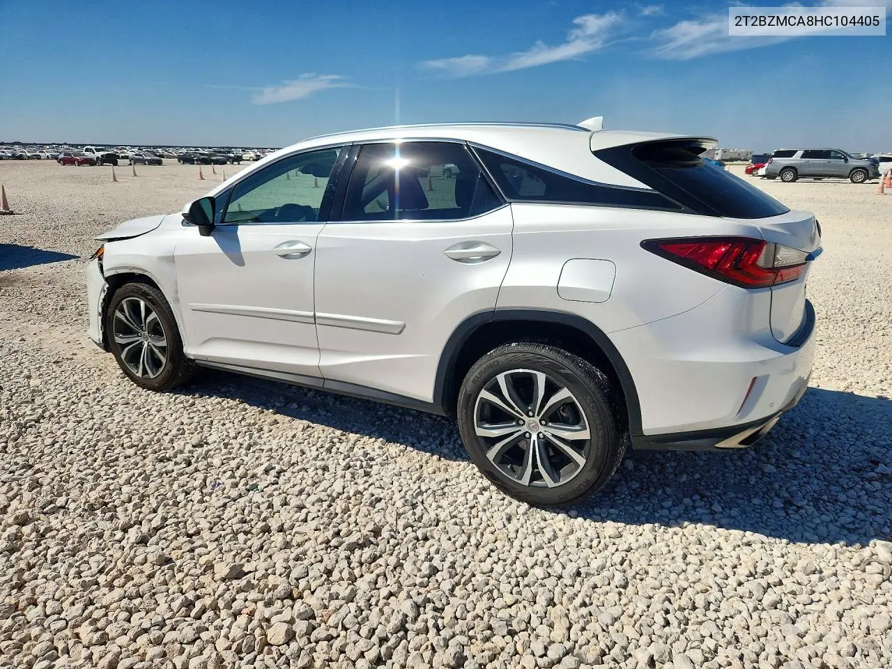 2017 LEXUS RX VIN 2T2BZMCA8HC104405 — фото 2