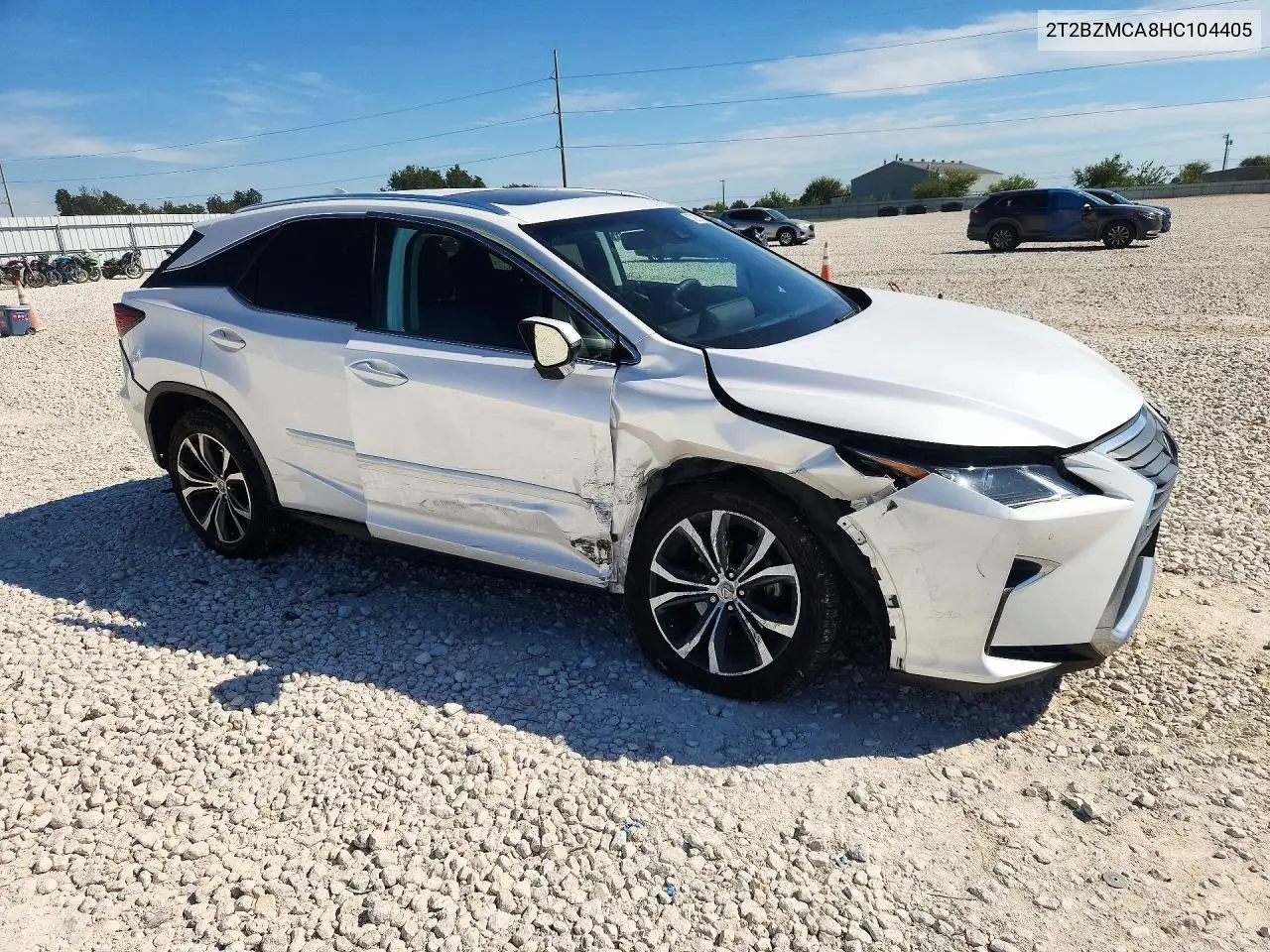 2017 LEXUS RX VIN 2T2BZMCA8HC104405 — фото 4