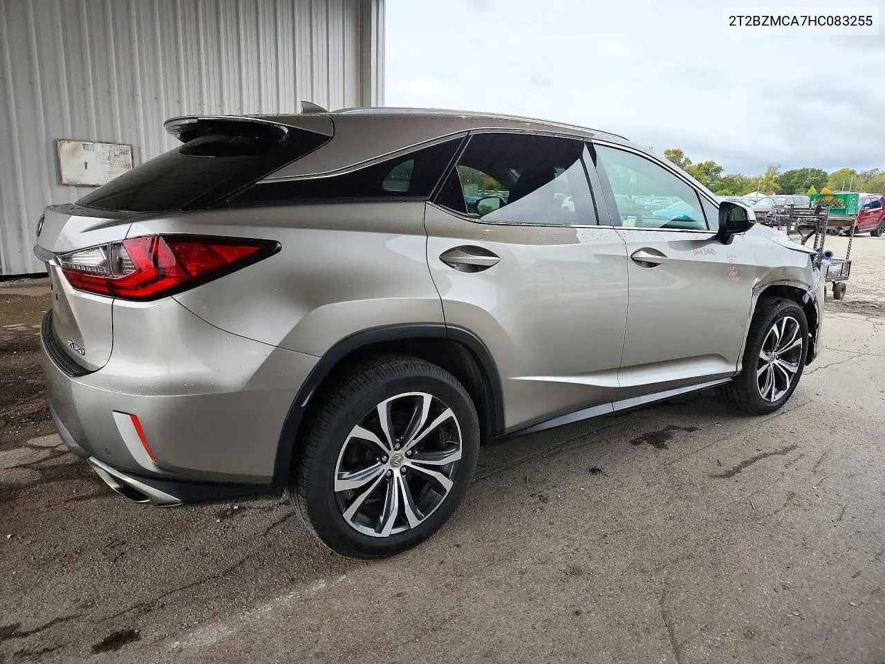 2017 LEXUS RX VIN 2T2BZMCA7HC083255 — фото 3