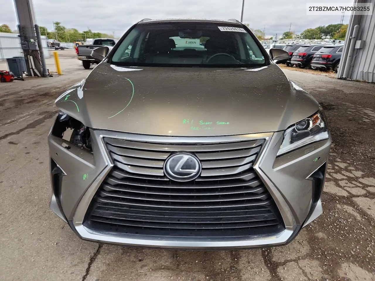 2017 LEXUS RX VIN 2T2BZMCA7HC083255 — фото 5