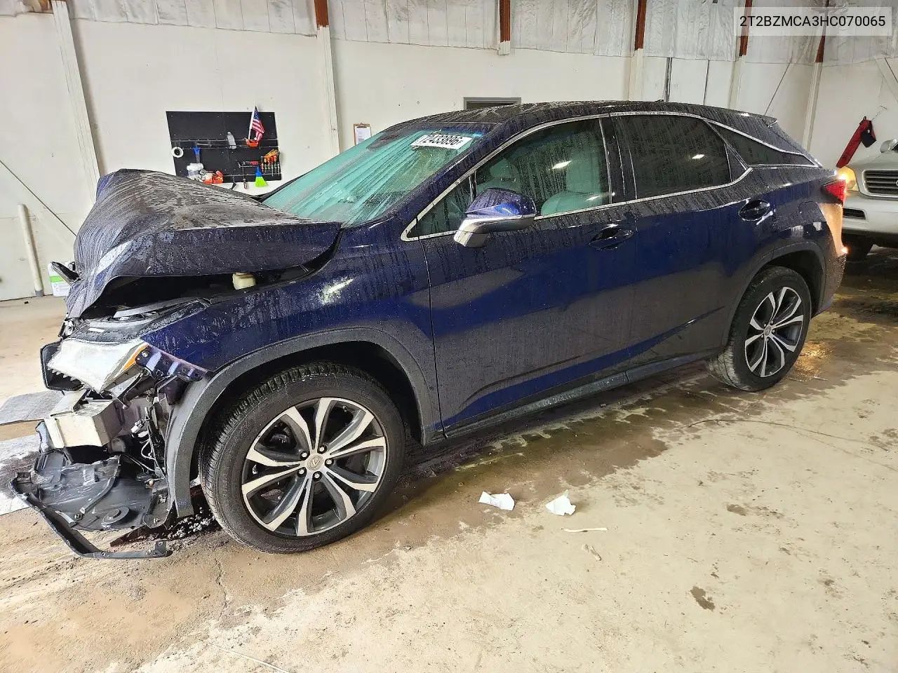 LEXUS RX 2017, VIN 2T2BZMCA3HC070065