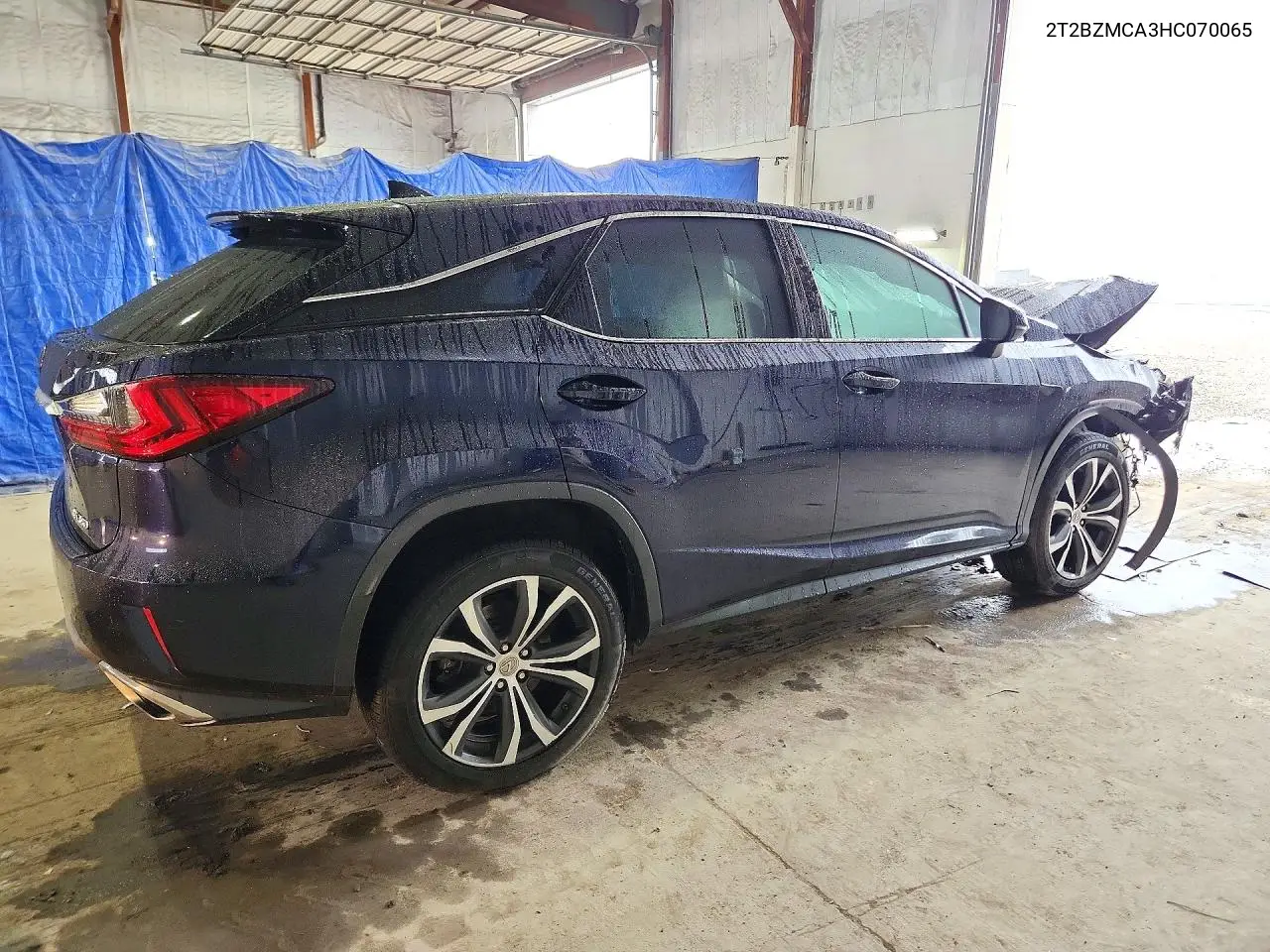2017 LEXUS RX VIN 2T2BZMCA3HC070065 — фото 3