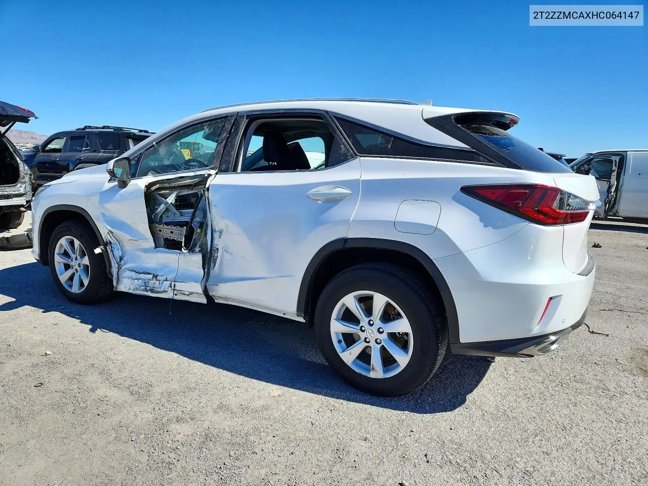 2017 LEXUS RX VIN 2T2ZZMCAXHC064147 — фото 2
