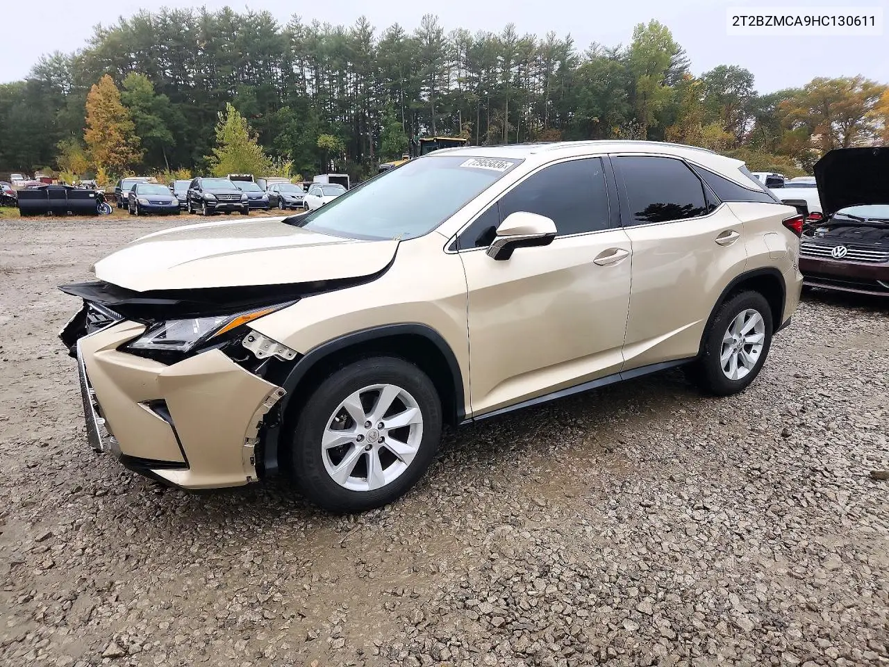 LEXUS RX 2017, VIN 2T2BZMCA9HC130611