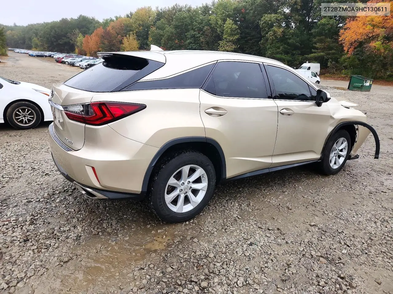2017 LEXUS RX VIN 2T2BZMCA9HC130611 — фото 3