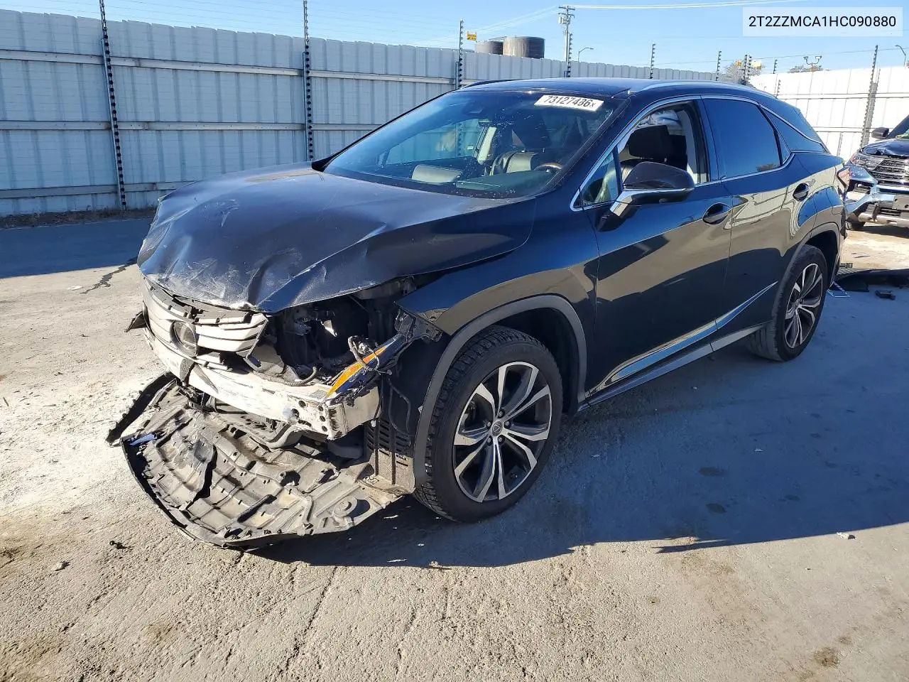 LEXUS RX 2017, VIN 2T2ZZMCA1HC090880