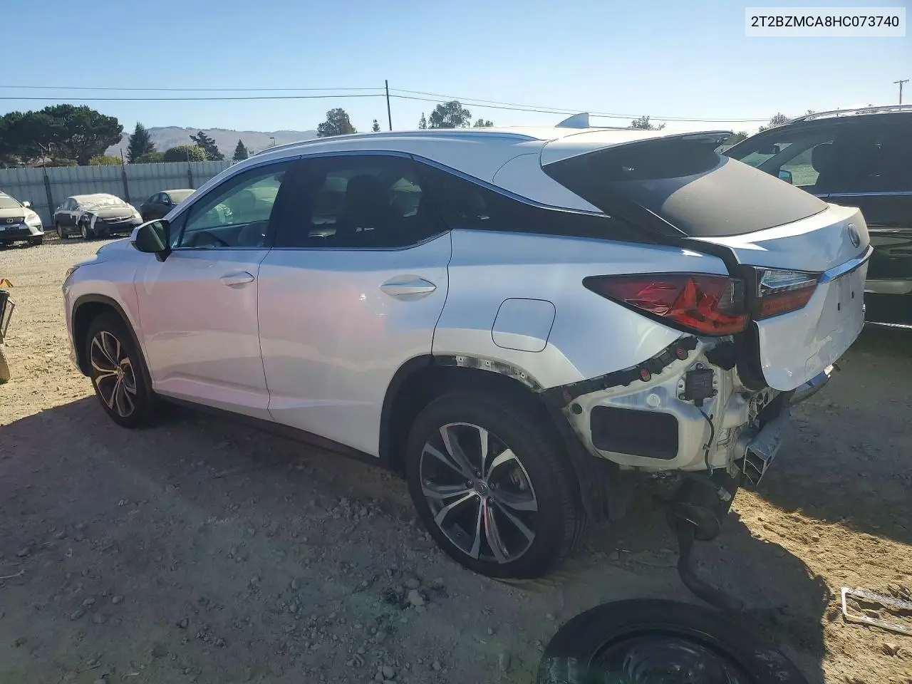 2017 LEXUS RX VIN 2T2BZMCA8HC073740 — фото 2