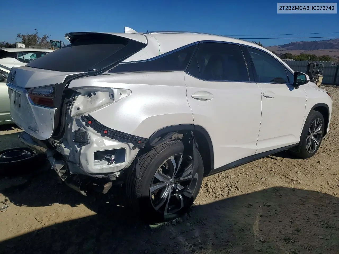 2017 LEXUS RX VIN 2T2BZMCA8HC073740 — фото 3