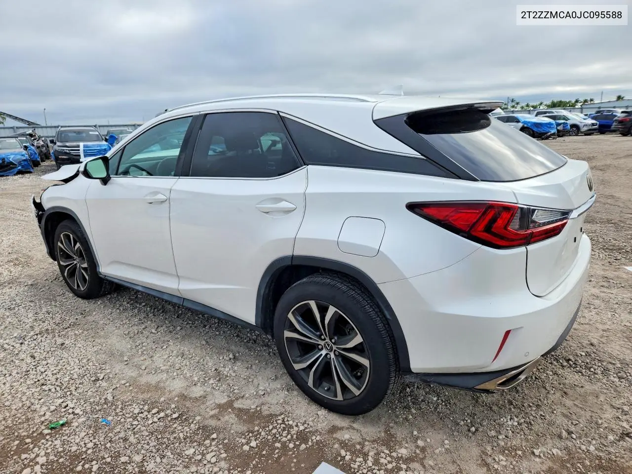 2018 LEXUS RX VIN 2T2ZZMCA0JC095588 — фото 2