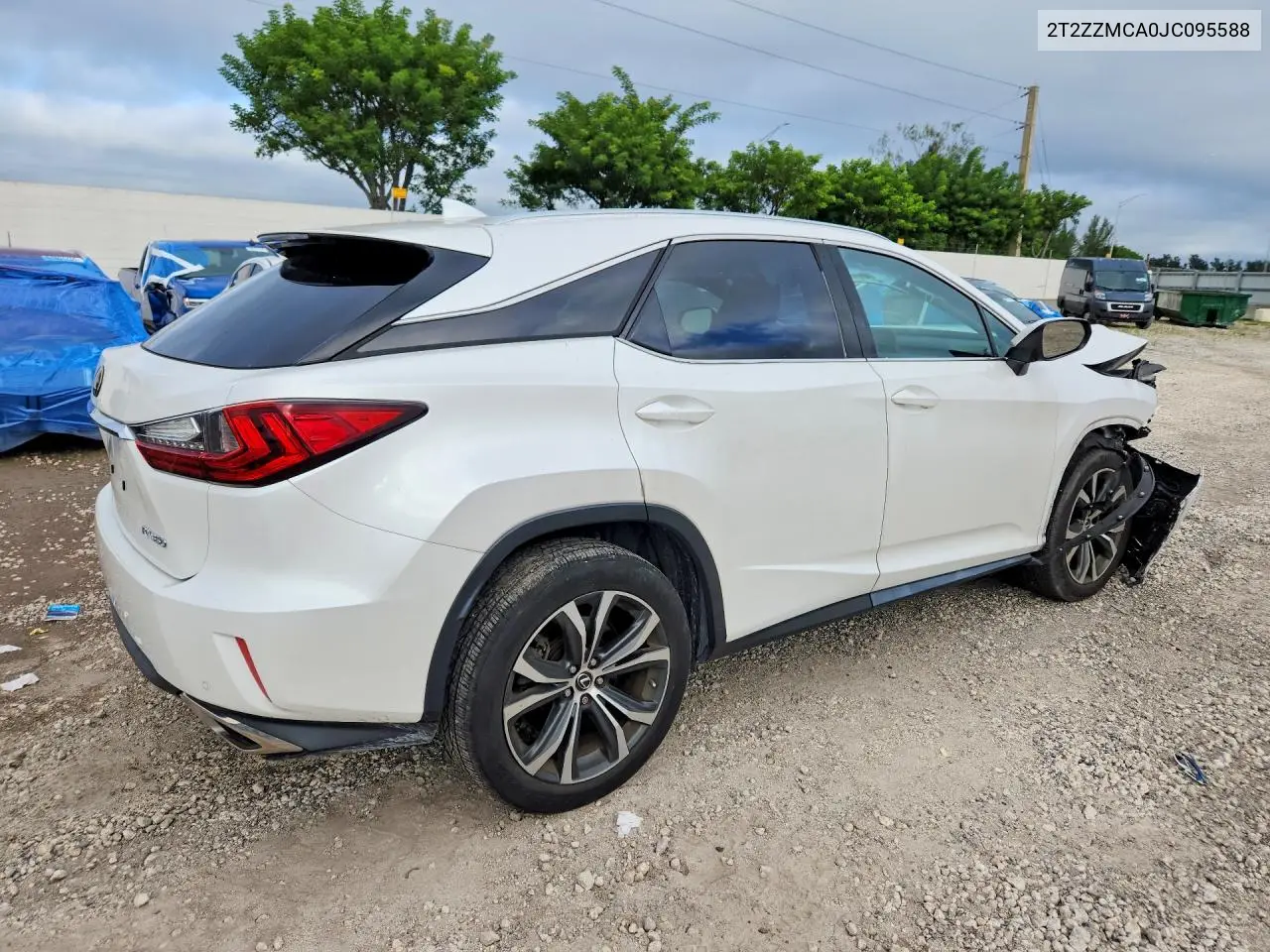 2018 LEXUS RX VIN 2T2ZZMCA0JC095588 — фото 3